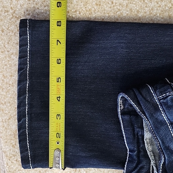NWOT Twentyone Black by Rue 21 Bling Boot Cut Jeans Size 3/4 - Picture 10 of 13